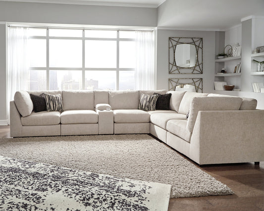 Kellway 7-Piece Sectional Rent Wise Rent To Own Jacksonville, Florida