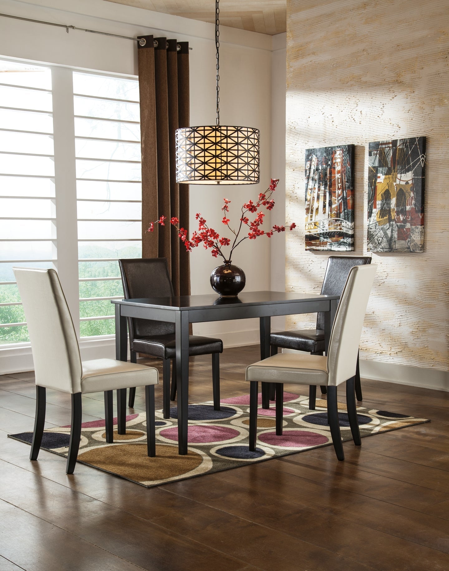 Kimonte Dining Table and 4 Chairs Rent Wise Rent To Own Jacksonville, Florida