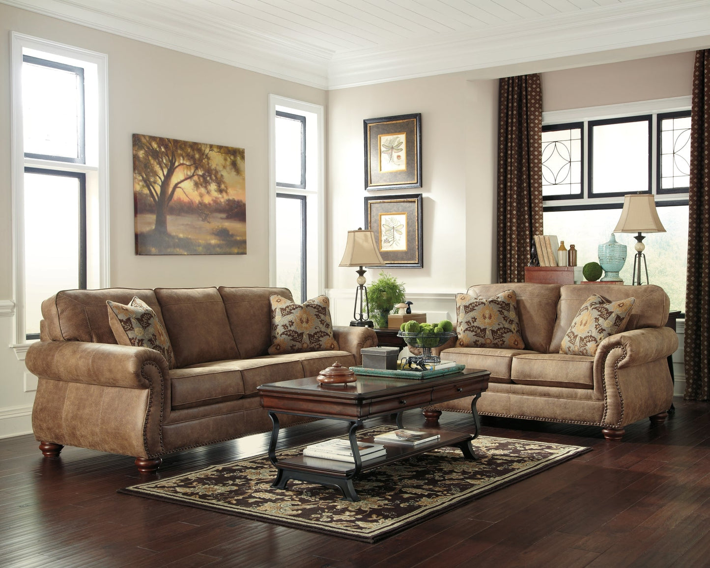 Larkinhurst Sofa and Loveseat Rent Wise Rent To Own Jacksonville, Florida
