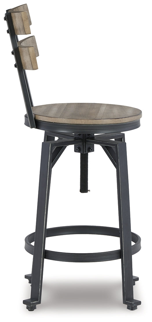 Lesterton Swivel Barstool (2/CN) Rent Wise Rent To Own Jacksonville, Florida