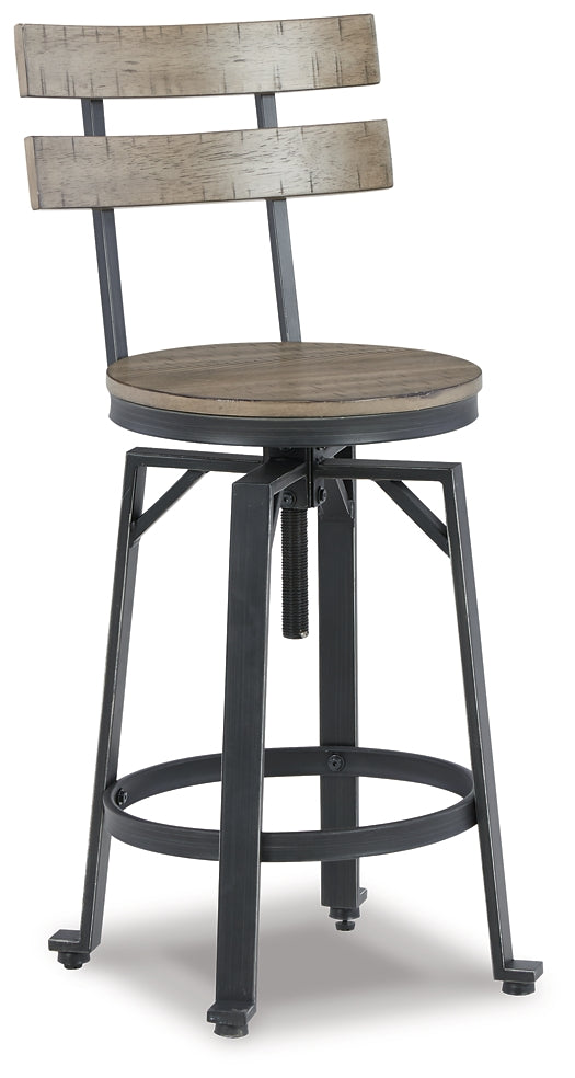 Lesterton Swivel Barstool (2/CN) Rent Wise Rent To Own Jacksonville, Florida