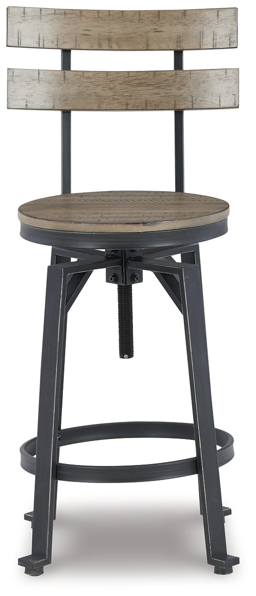 Lesterton Swivel Barstool (2/CN) Rent Wise Rent To Own Jacksonville, Florida