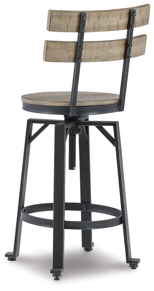 Lesterton Swivel Barstool (2/CN) Rent Wise Rent To Own Jacksonville, Florida