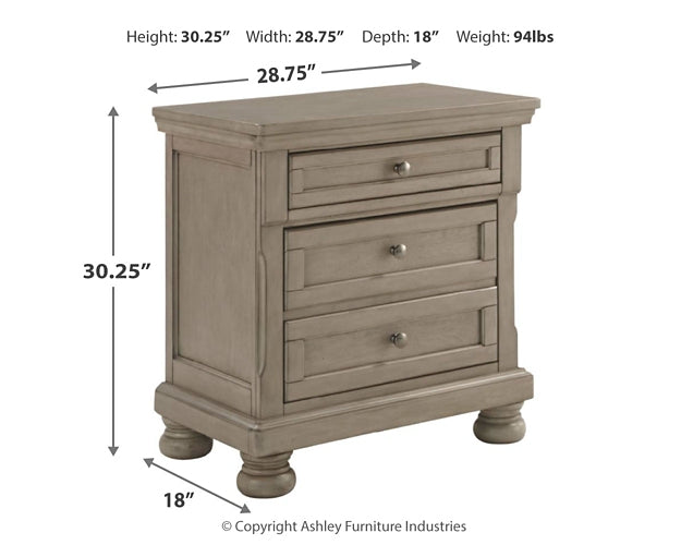 Lettner California King Panel Bed with Mirrored Dresser and 2 Nightstands Rent Wise Rent To Own Jacksonville, Florida