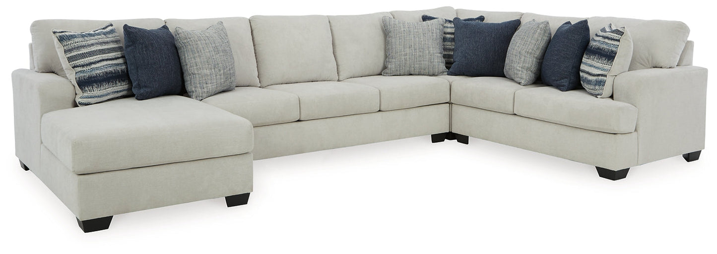 Lowder 4-Piece Sectional with Chaise Rent Wise Rent To Own Jacksonville, Florida