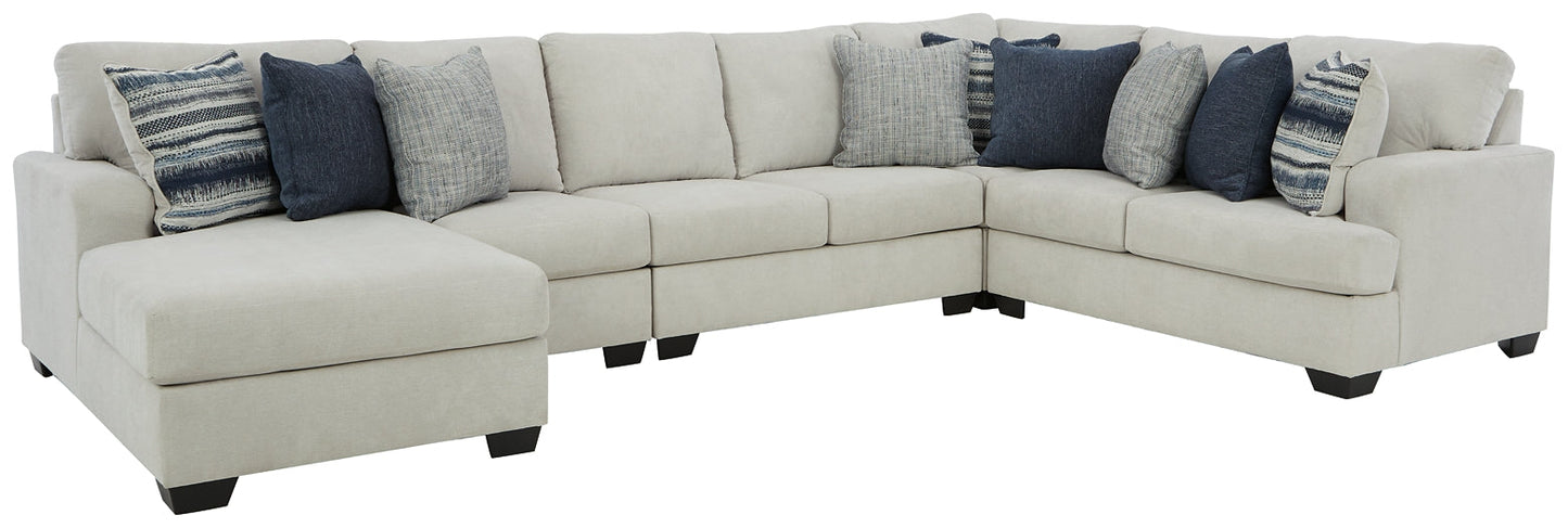 Lowder 5-Piece Sectional with Chaise Rent Wise Rent To Own Jacksonville, Florida