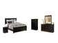 Maribel Queen Panel Bed with Mirrored Dresser, Chest and Nightstand Rent Wise Rent To Own Jacksonville, Florida