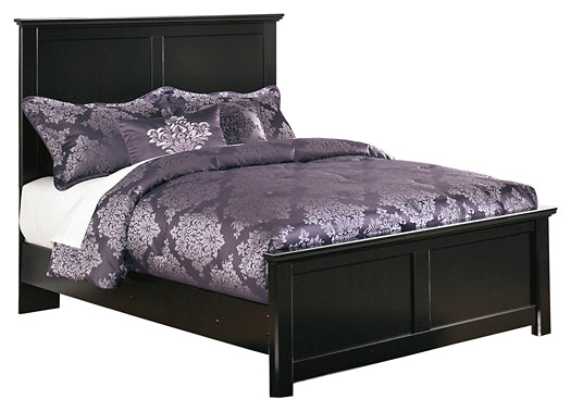 Maribel Queen Panel Bed with Mirrored Dresser, Chest and Nightstand Rent Wise Rent To Own Jacksonville, Florida