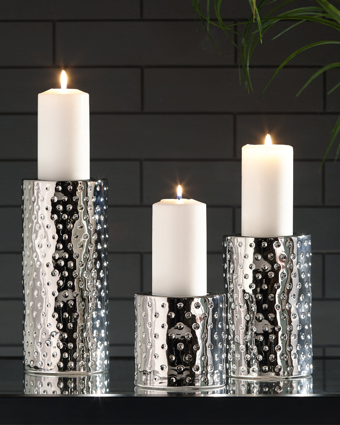 Marisa Candle Holder Set (3/CN) Rent Wise Rent To Own Jacksonville, Florida