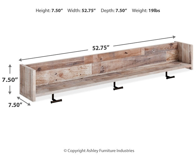 Neilsville Bench with Coat Rack Rent Wise Rent To Own Jacksonville, Florida