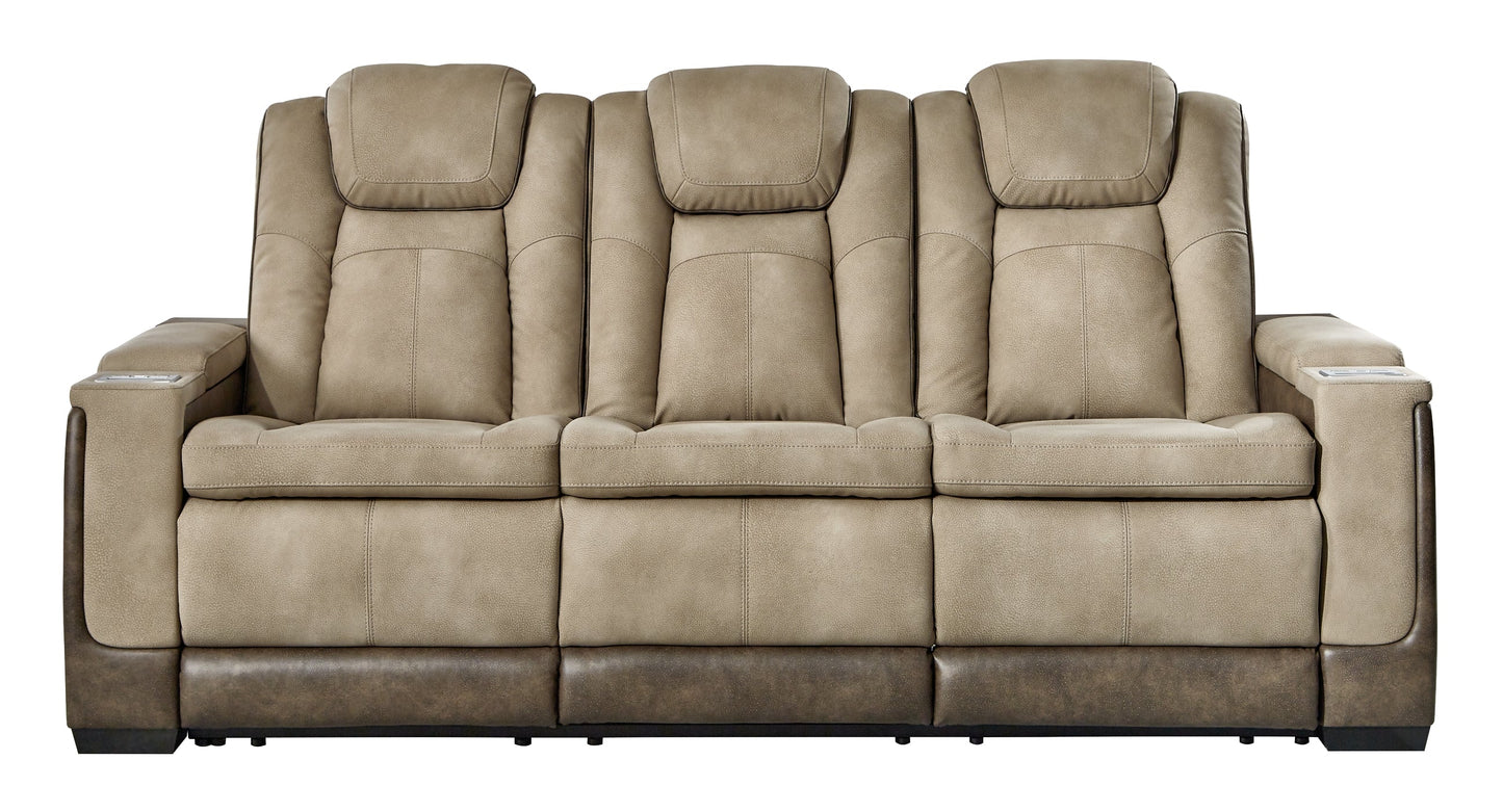 Next-Gen DuraPella PWR REC Sofa with ADJ Headrest Rent Wise Rent To Own Jacksonville, Florida