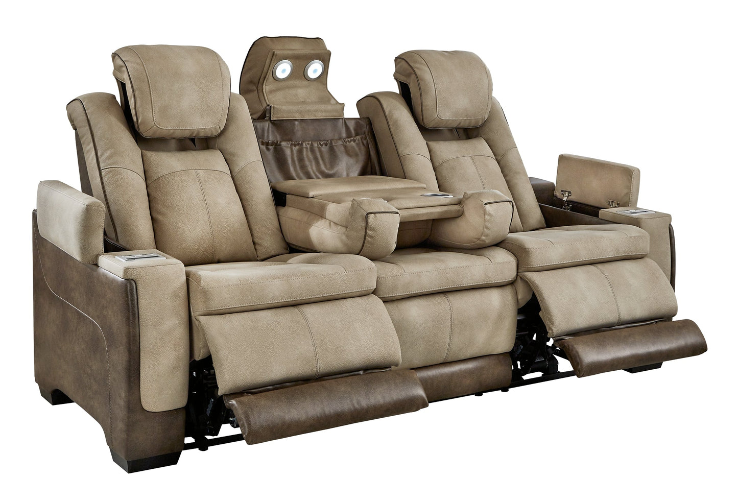 Next-Gen DuraPella PWR REC Sofa with ADJ Headrest Rent Wise Rent To Own Jacksonville, Florida