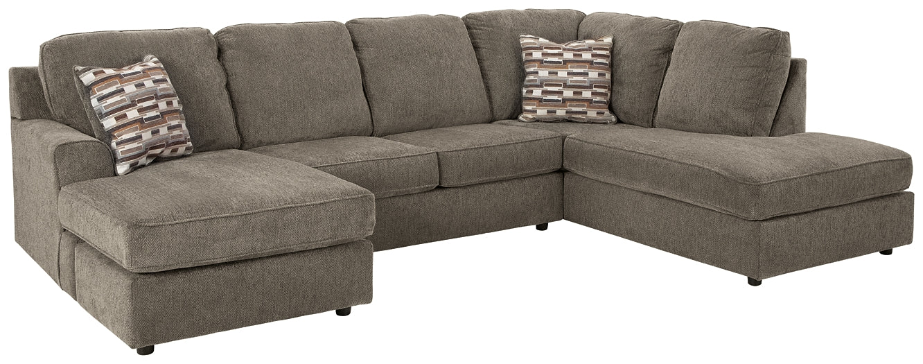 O'Phannon 2-Piece Sectional with Chaise Rent Wise Rent To Own Jacksonville, Florida