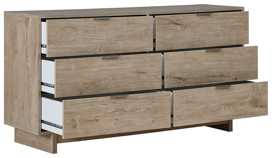 Oliah Six Drawer Dresser Rent Wise Rent To Own Jacksonville, Florida