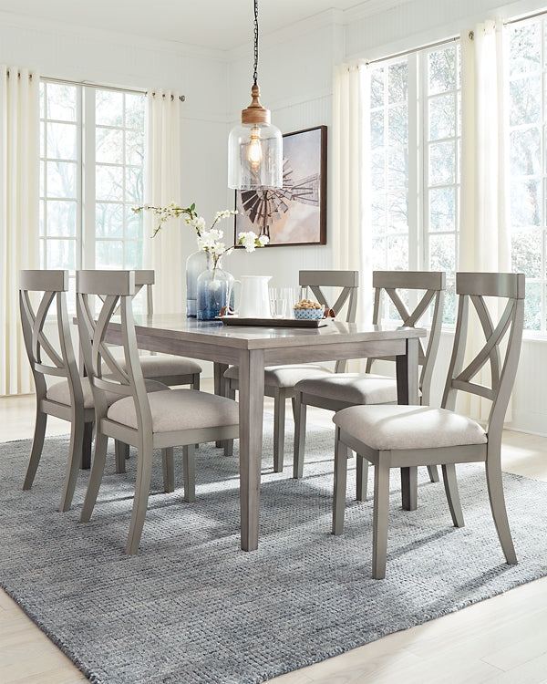 Parellen Dining Table and 6 Chairs Rent Wise Rent To Own Jacksonville, Florida