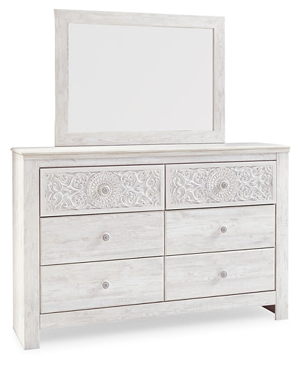 Paxberry Dresser and Mirror Rent Wise Rent To Own Jacksonville, Florida