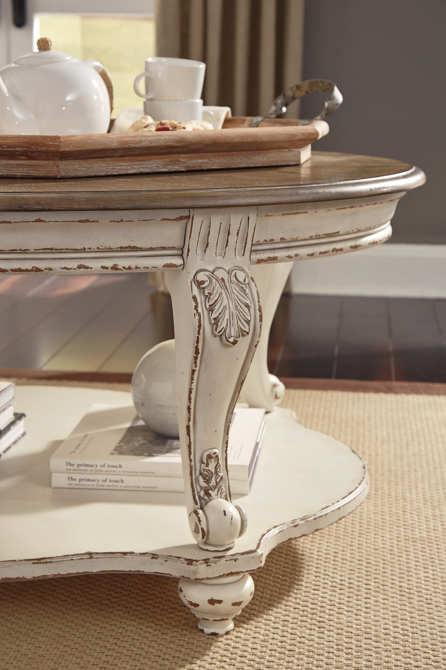 Realyn Coffee Table with 1 End Table Rent Wise Rent To Own Jacksonville, Florida