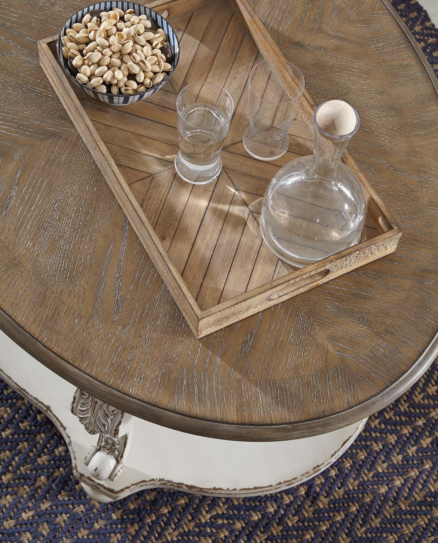 Realyn Coffee Table with 1 End Table Rent Wise Rent To Own Jacksonville, Florida