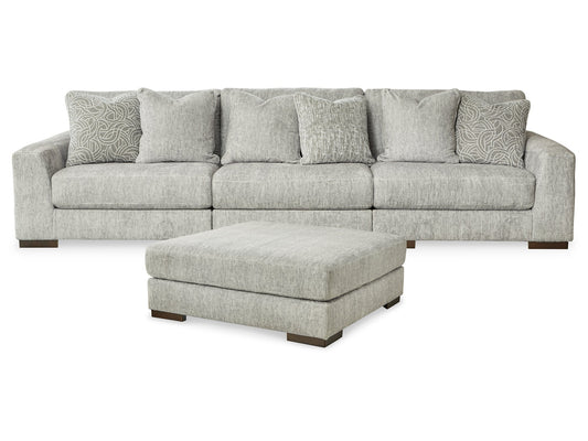 Regent Park 3-Piece Sectional with Ottoman Rent Wise Rent To Own Jacksonville, Florida