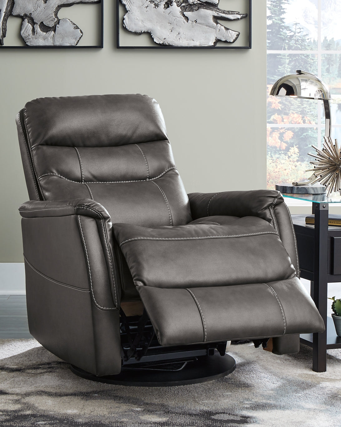 Riptyme Swivel Glider Recliner Rent Wise Rent To Own Jacksonville, Florida