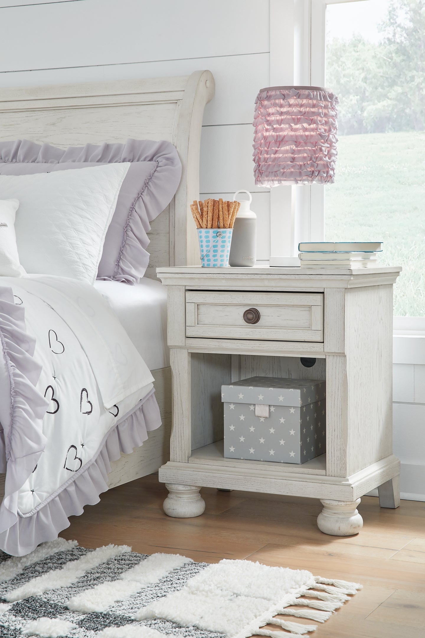 Robbinsdale One Drawer Night Stand Rent Wise Rent To Own Jacksonville, Florida