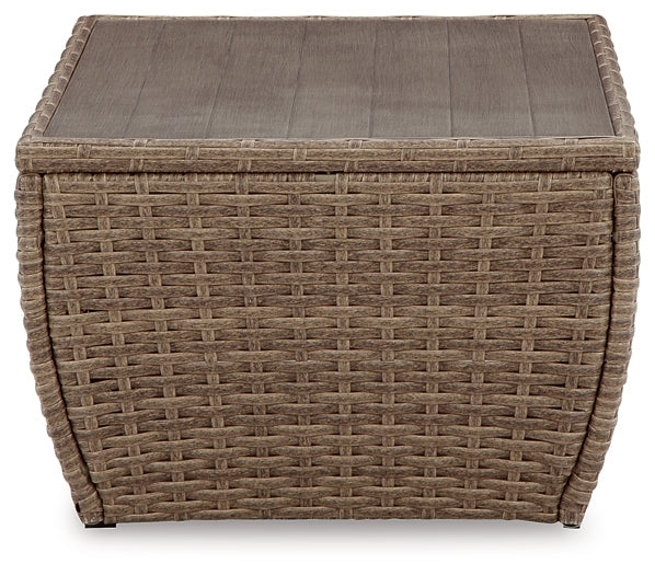 Sandy Bloom Outdoor Coffee Table with End Table Rent Wise Rent To Own Jacksonville, Florida