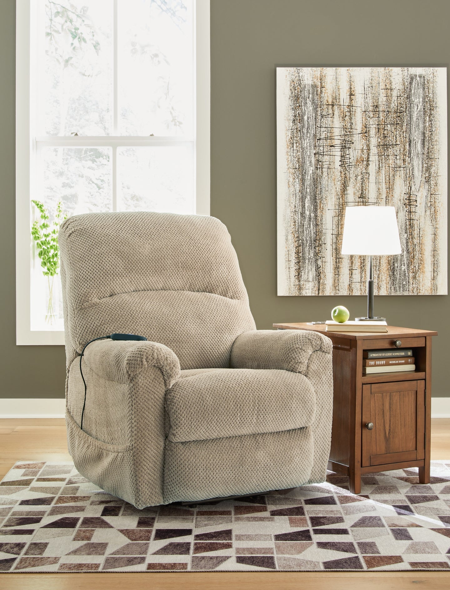 Shadowboxer Power Lift Recliner Rent Wise Rent To Own Jacksonville, Florida