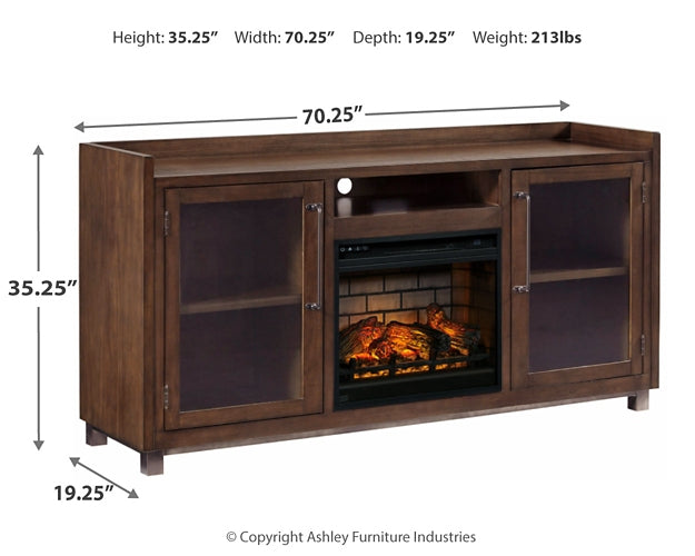Starmore 70" TV Stand with Electric Fireplace Rent Wise Rent To Own Jacksonville, Florida