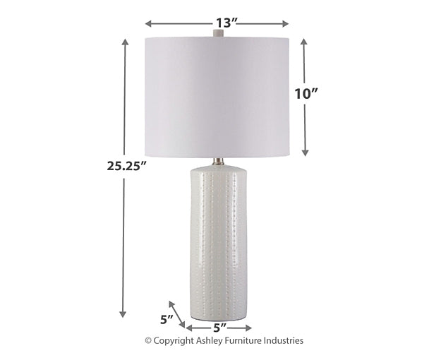 Steuben Ceramic Table Lamp (2/CN) Rent Wise Rent To Own Jacksonville, Florida