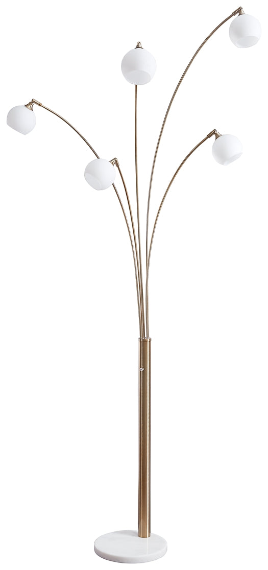 Taliya Metal Arc Lamp (1/CN) Rent Wise Rent To Own Jacksonville, Florida