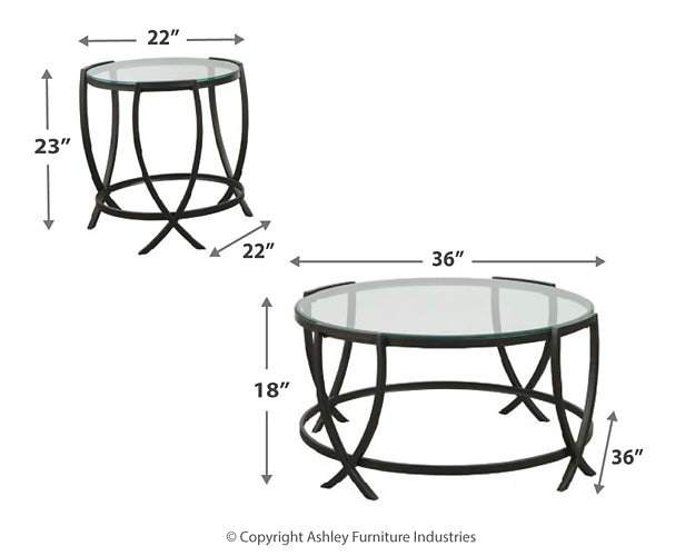 Tarrin Occasional Table Set (3/CN) Rent Wise Rent To Own Jacksonville, Florida