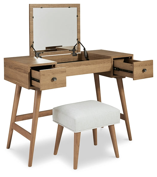 Thadamere Vanity/UPH Stool (2/CN) Rent Wise Rent To Own Jacksonville, Florida