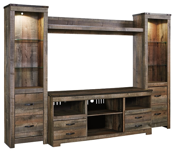 Trinell 4-Piece Entertainment Center Rent Wise Rent To Own Jacksonville, Florida
