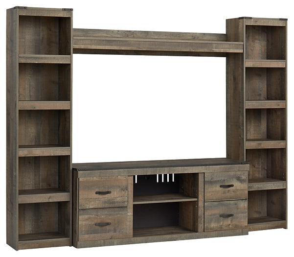 Trinell 4-Piece Entertainment Center Rent Wise Rent To Own Jacksonville, Florida