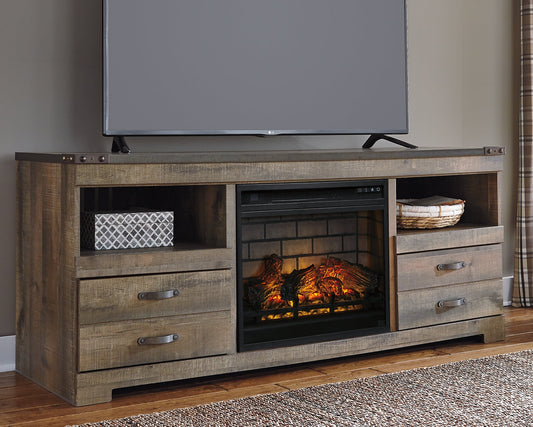 Trinell 63" TV Stand with Electric Fireplace Rent Wise Rent To Own Jacksonville, Florida