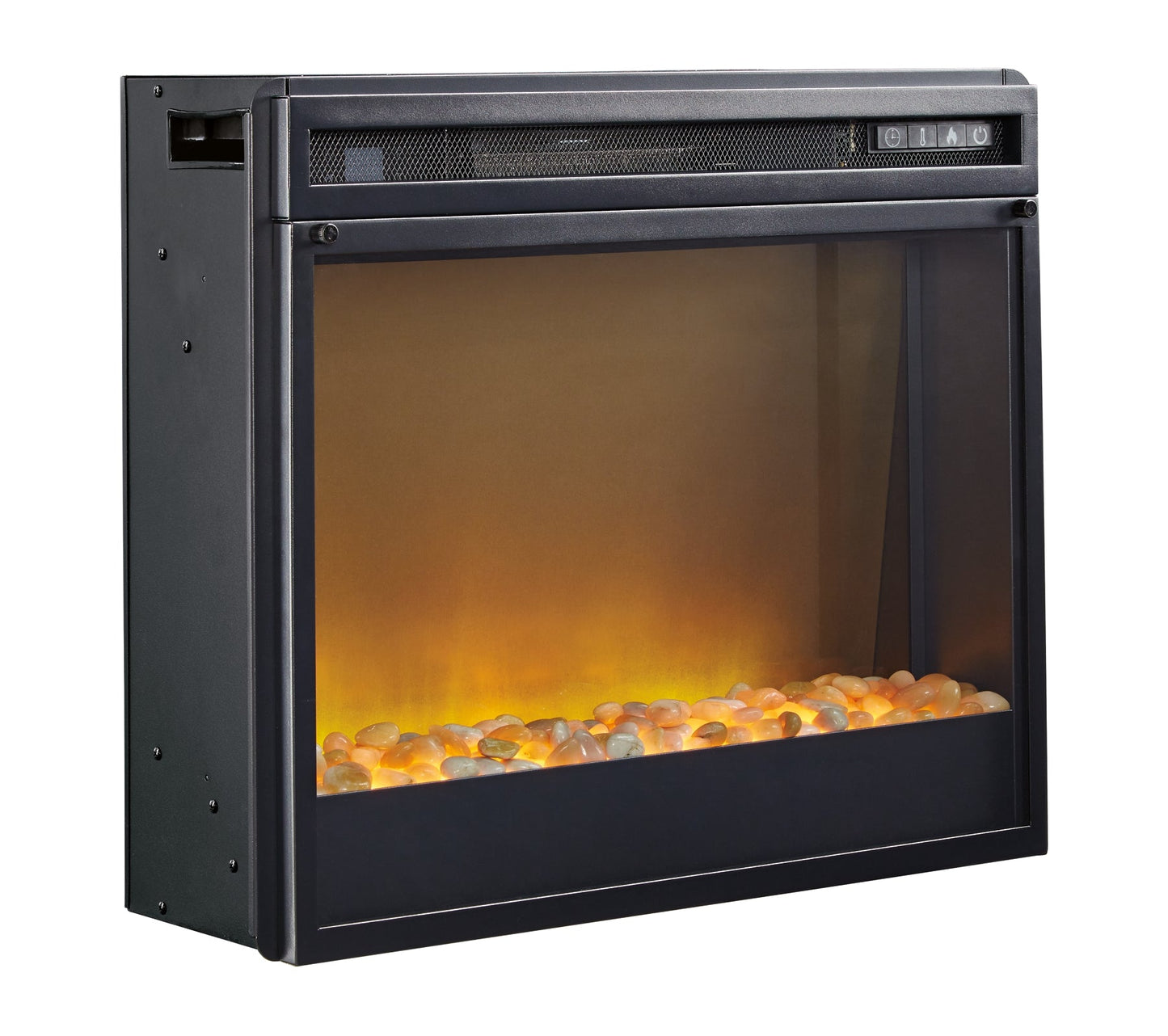 Trinell 63" TV Stand with Electric Fireplace Rent Wise Rent To Own Jacksonville, Florida