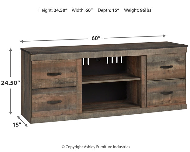 Trinell LG TV Stand w/Fireplace Option Rent Wise Rent To Own Jacksonville, Florida