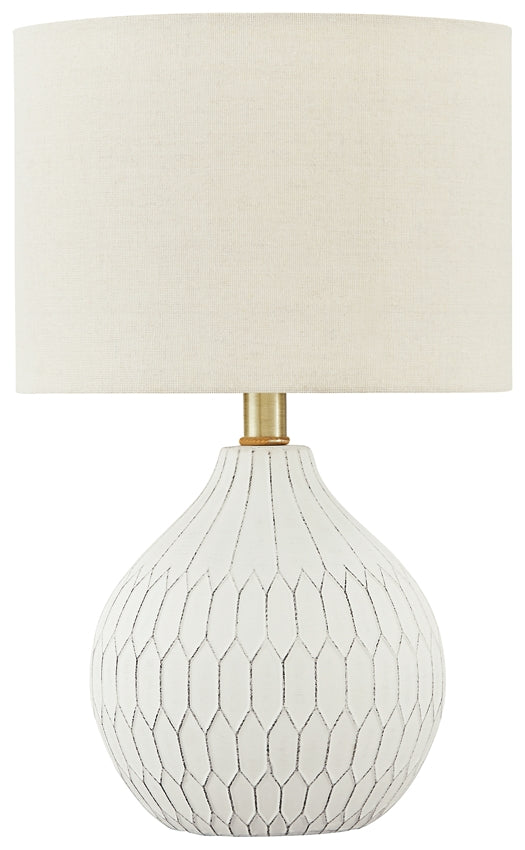 Wardmont Ceramic Table Lamp (1/CN) Rent Wise Rent To Own Jacksonville, Florida