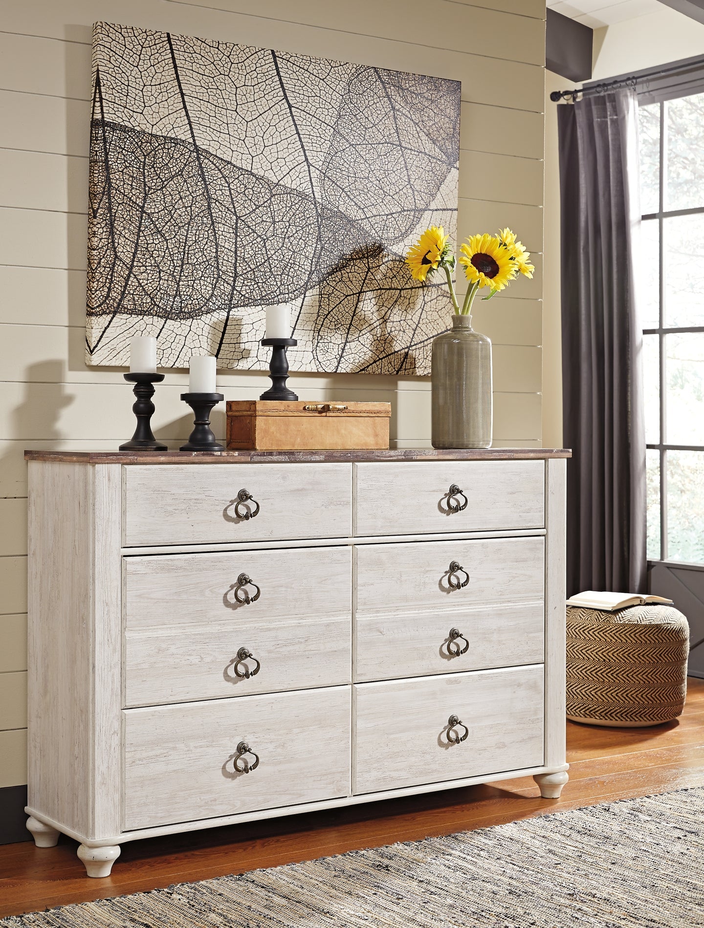 Willowton Six Drawer Dresser Rent Wise Rent To Own Jacksonville, Florida