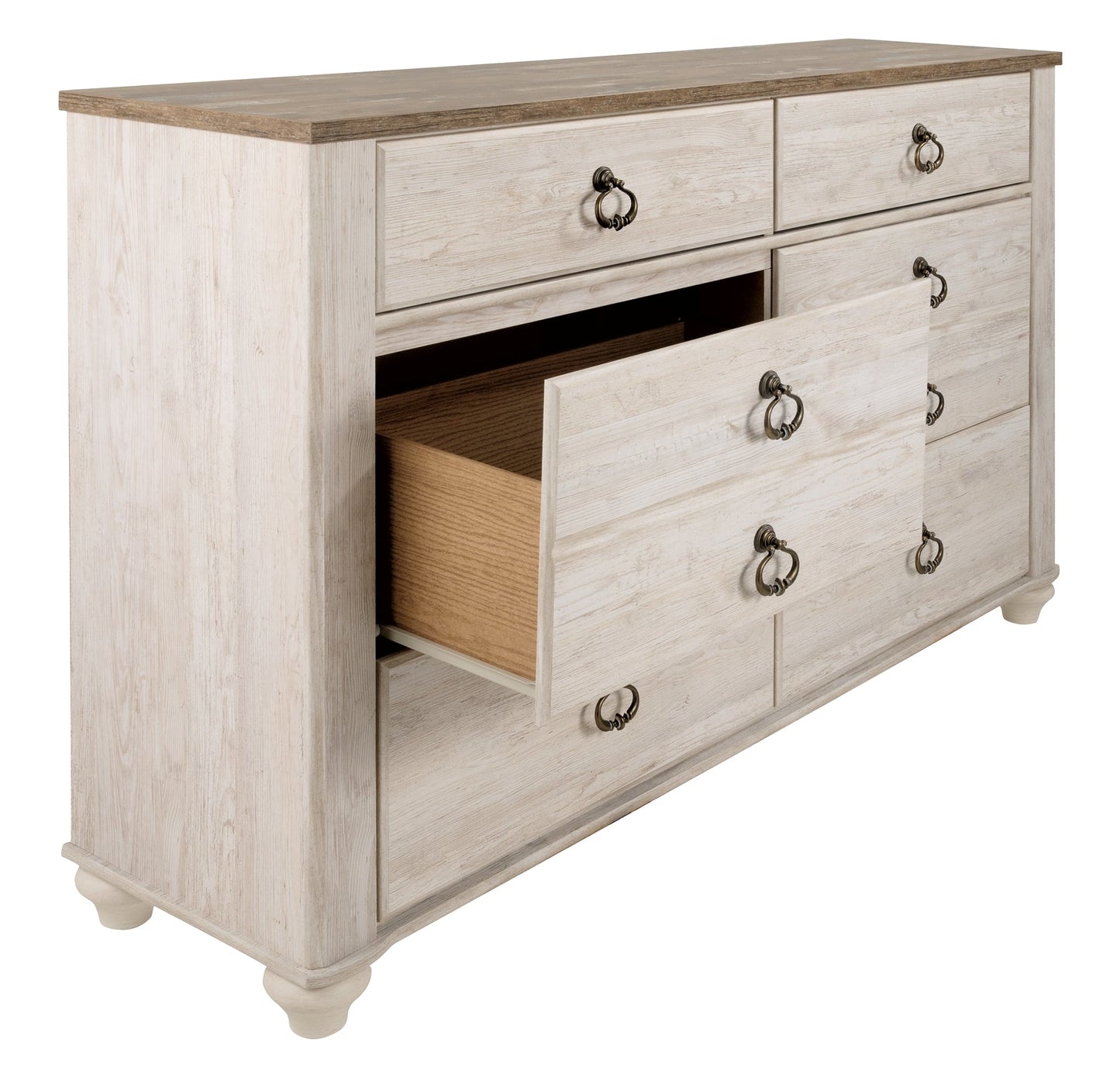 Willowton Six Drawer Dresser Rent Wise Rent To Own Jacksonville, Florida