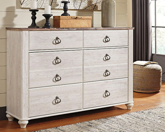 Willowton Six Drawer Dresser Rent Wise Rent To Own Jacksonville, Florida