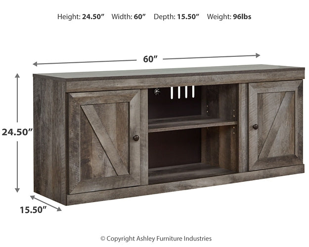 Wynnlow LG TV Stand w/Fireplace Option Rent Wise Rent To Own Jacksonville, Florida