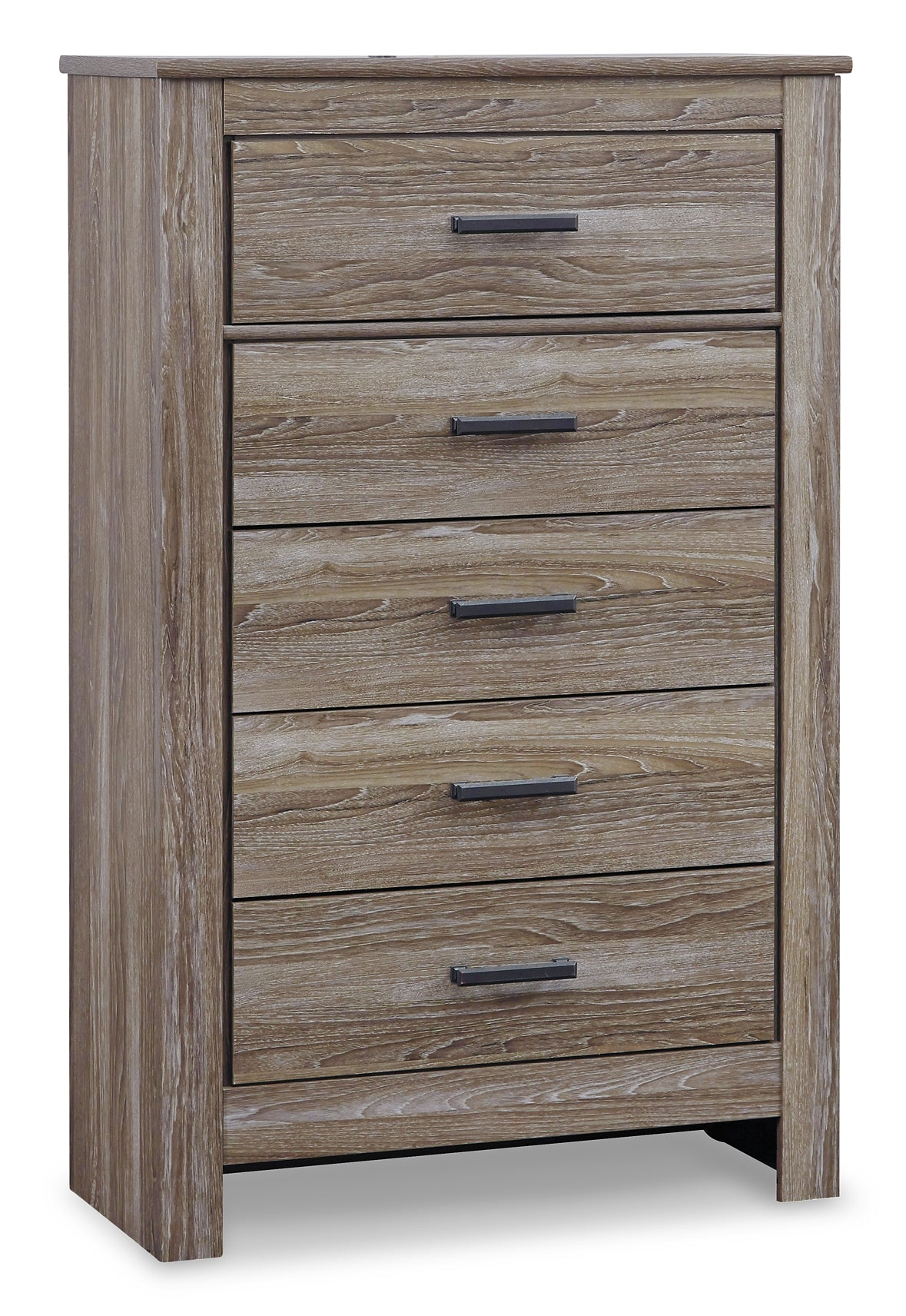 Zelen Full Panel Bed with Mirrored Dresser, Chest and 2 Nightstands Rent Wise Rent To Own Jacksonville, Florida