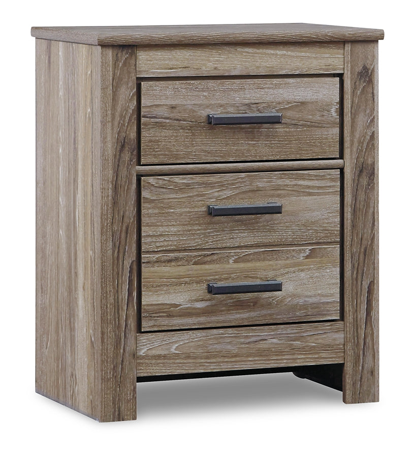 Zelen Full Panel Bed with Mirrored Dresser, Chest and 2 Nightstands Rent Wise Rent To Own Jacksonville, Florida