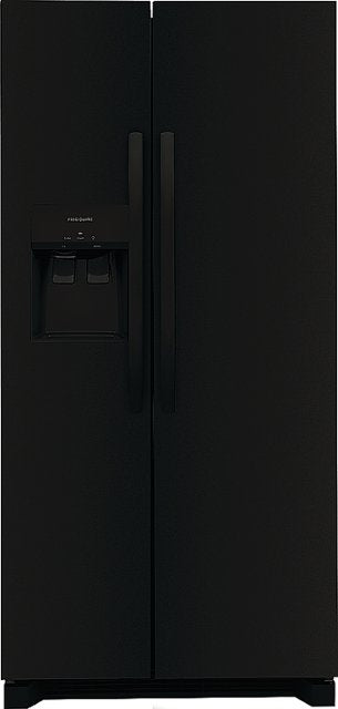 Frigidaire - 22.3 Cu. Ft. Side-by-Side Refrigerator - Black