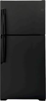 Ge Standard Top Mount Black Fridge