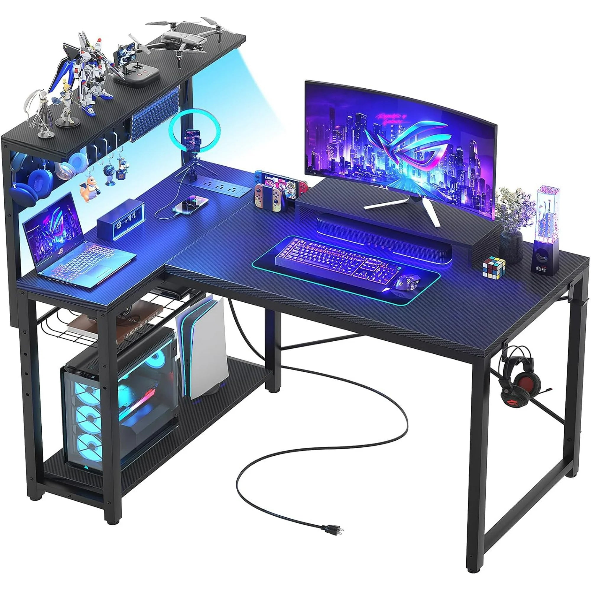Rent To Own Gaming Desk L Shape (options differ upon availability