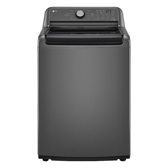 LG - 5.0 Cu. Ft. High-Efficiency Top Load Washer with 6Motion Technology - Middle Black