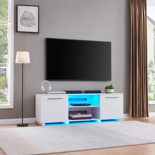 Medford LED TV Console White
