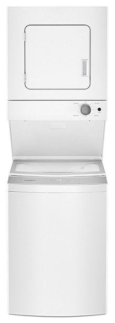 1.6 Cu. Ft. Top Load Washer and 3.4 Cu. Ft. Electric Dryer with Smooth Wave Stainless Steel Wash Basket - White